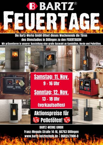 FEUERTAGE in Dillingen 11. und 12. November